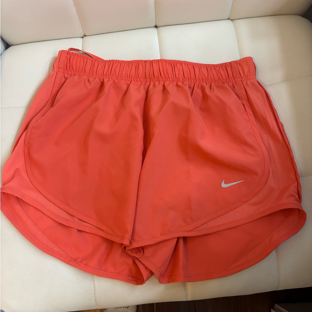 Nike Women's Bright Orange Athletic Shorts